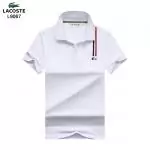 lacoste t-shirt new arrival left flag white